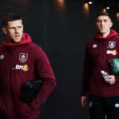 BURNLEY, ENGLAND - DECEMBER 02: Johann Gudmundsson of Burnley arrives at the stadium prior to the Premier League match between Burnley FC and Sheffield United at Turf Moor on December 02, 2023 in Burnley, England. (Photo by Nathan Stirk/Getty Images)