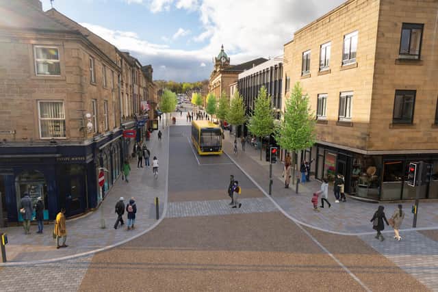 One of the options proposed for the Grimshaw Street/Manchester Road junction. Another option would see a roundel installed at the junction, removing the need forsignals, with cars also prohibited from entering the bus gate.