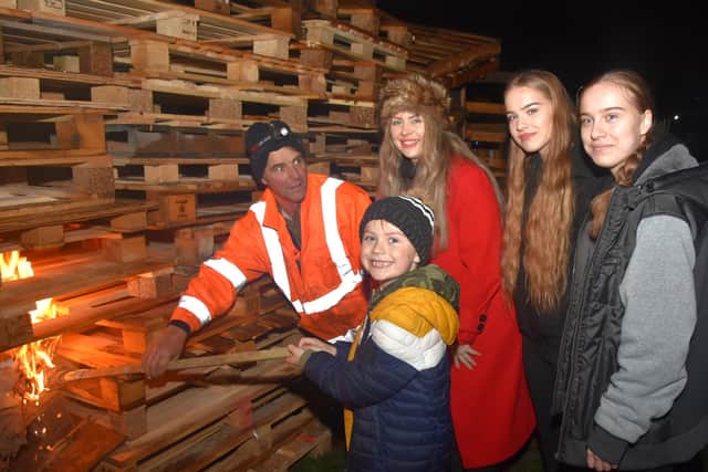 The annual Clitheroe Castle bonfire, which made £12,000,also hit a record in terms of attendance as it was a sell out on November 5th, attracting 5,000 people.
