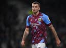 BURNLEY, ENGLAND - JANUARY 20: Jordan Beyer of Burnley during the Sky Bet Championship between Burnley and West Bromwich Albion at Turf Moor on January 20, 2023 in Burnley, England. (Photo by Gareth Copley/Getty Images)