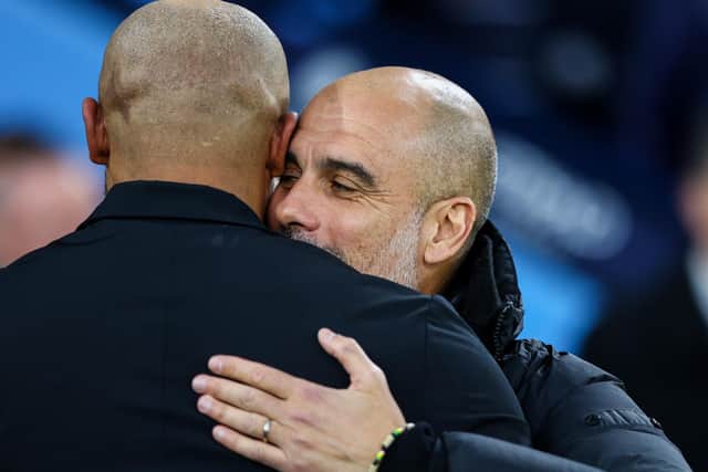 Vincent Kompany will come face-to-face with his former boss Pep Guardiola
