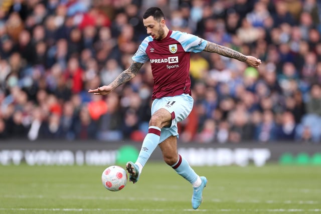 The Clarets were heavily reliant on his creativity in the first half, with his running on the ball and his distribution the home side's only means of unlocking doors. His passing pierced the lines, allowing the hosts to get the ball in and around the box, and his movement opened things up. However, he failed to track Digne's run for Villa's second and then squandered a huge opportunity to get Burnley back into it just before the break. His finish lacked conviction and Barnes, who was square in the area, might have been the better option. Faded in the second half. (Photo by Lewis Storey/Getty Images)