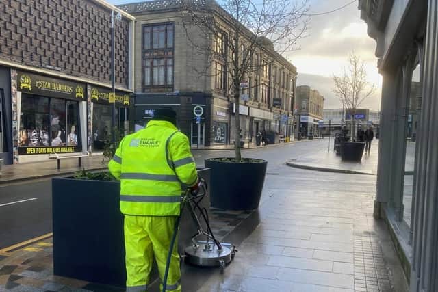 Burnley BID is to fund additional cleaners in town centre hotspots like St James' Street over the next few weeks.