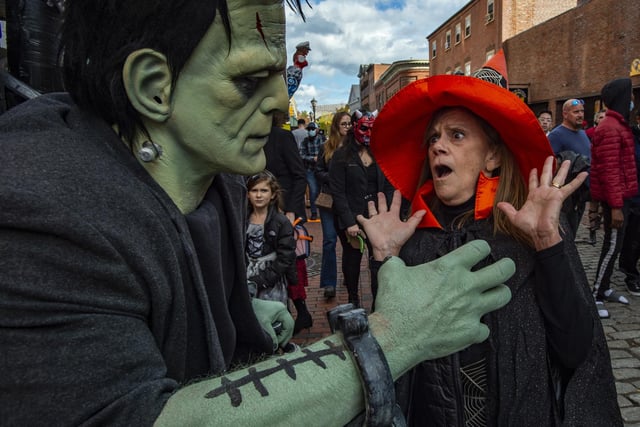 Dig out your best Hallowe'en costumes for HAPPA's SPOOKY Halloween Party. Held in The Café at Shores Hey Farm from 6-30pm-9pm, there will be fun, games and a Hallowe'en disco. Prizes for the best fancy dress are up for grabs. (Photo by JOSEPH PREZIOSO/AFP via Getty Images)