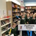 Pendle Hill Properties' delivered cricket bats and goodie bags to schools in December