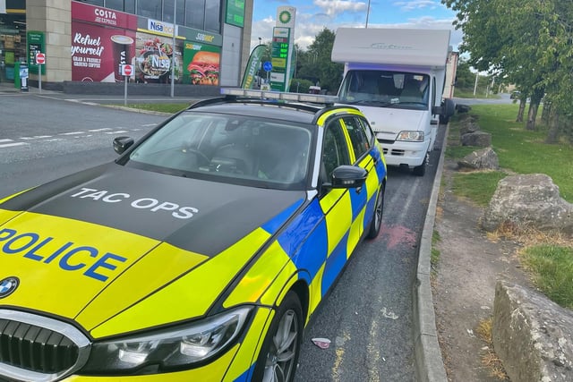 This motorhome was stopped after it activated the on board ANPR of patrol car HO31 for having no insurance.
The driver had recently changed vehicles and wrongly thought his policy automatically changed with it.
The driver was reported.