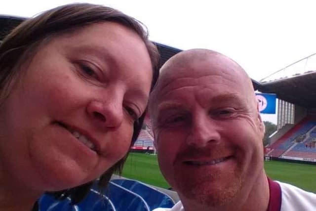 Helen Solorz with Sean Dyche