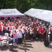 Pendleside Hospice volunteers celebrate the Queen’s Platinum Jubilee