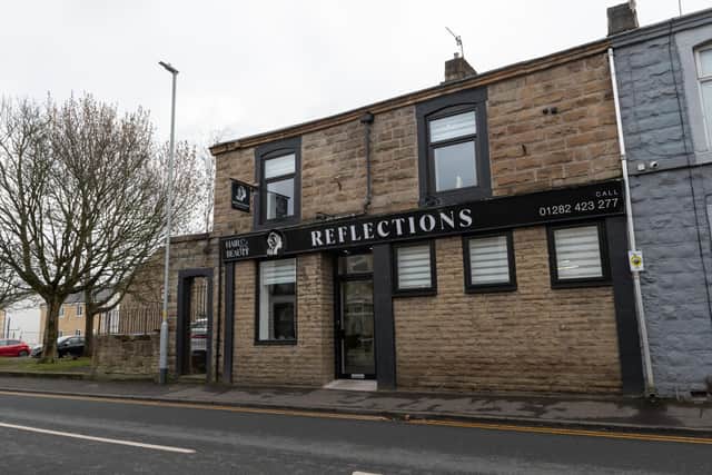 Reflections salon in Gannow Lane, Burnley, where Gail Simpson has been the proud owner for the past 31 years