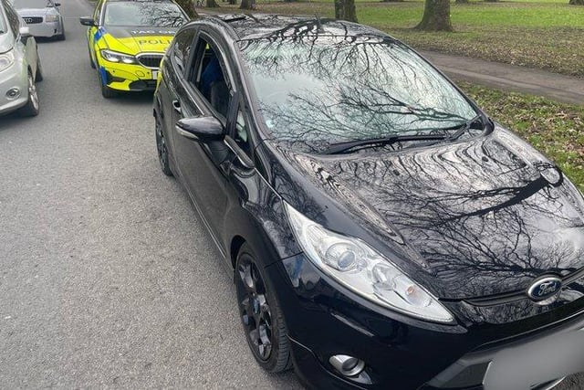 This Ford was stopped in Blackpool Road, Preston, for showing no MOT.
The driver subsequently failed a roadside test for cocaine and was arrested.