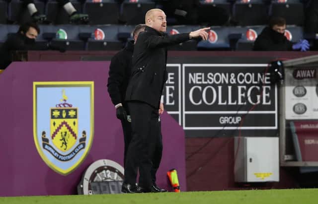 Burnley manager Sean Dyche. (Photo by Clive Brunskill/Getty Images)