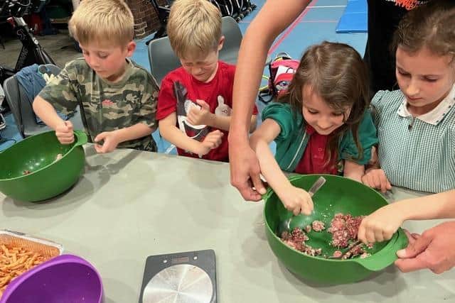 Children get creative with the help of Flavours Cookery School during the Play and Skills at Teatime Activities (PASTA) scheme