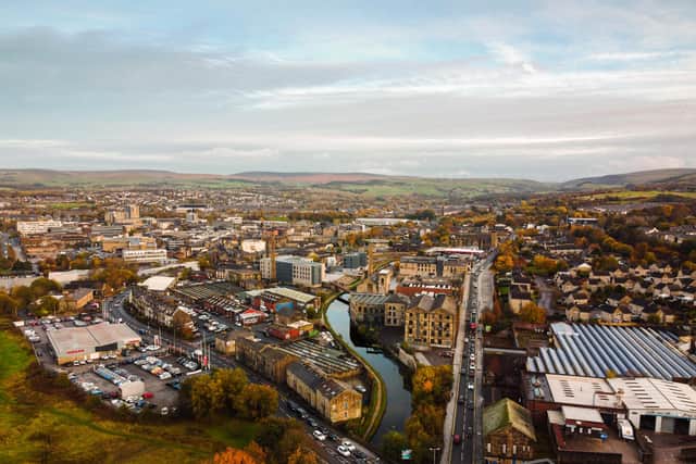 A general view of Burnley.