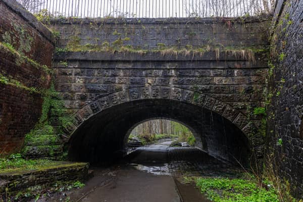 Residents are concerned about Sandholme Aqueduct in Thompson Park, Burnley, leaking. Photo: Kelvin Lister-Stuttard