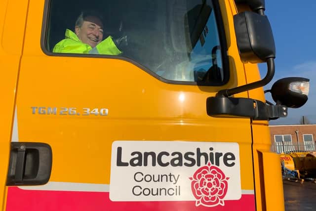 During his time as Lancashire's highways chief, Keith Iddon got to grips with the vehicles that help keep the county's roads clear