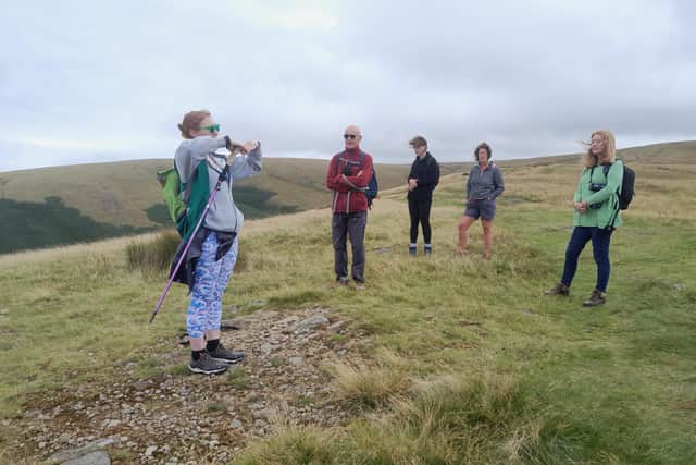Archaeology guided walk. Photo: The Pendle Hill Landscape Partnership