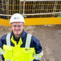 Tony Elliott who is senior project manager for the wastewater upgrade in Nelson is part of a wider £75m investment programme to deliver improvements to Pendle Water and the River Calder.