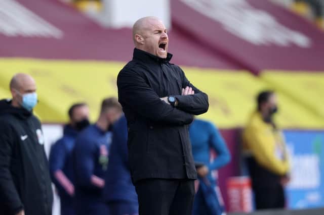 Sean Dyche, Manager of Burnley. (Photo by Clive Brunskill/Getty Images)