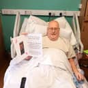 Colin sent a Moonpig card to staff at the hospice to say 'thank you'.