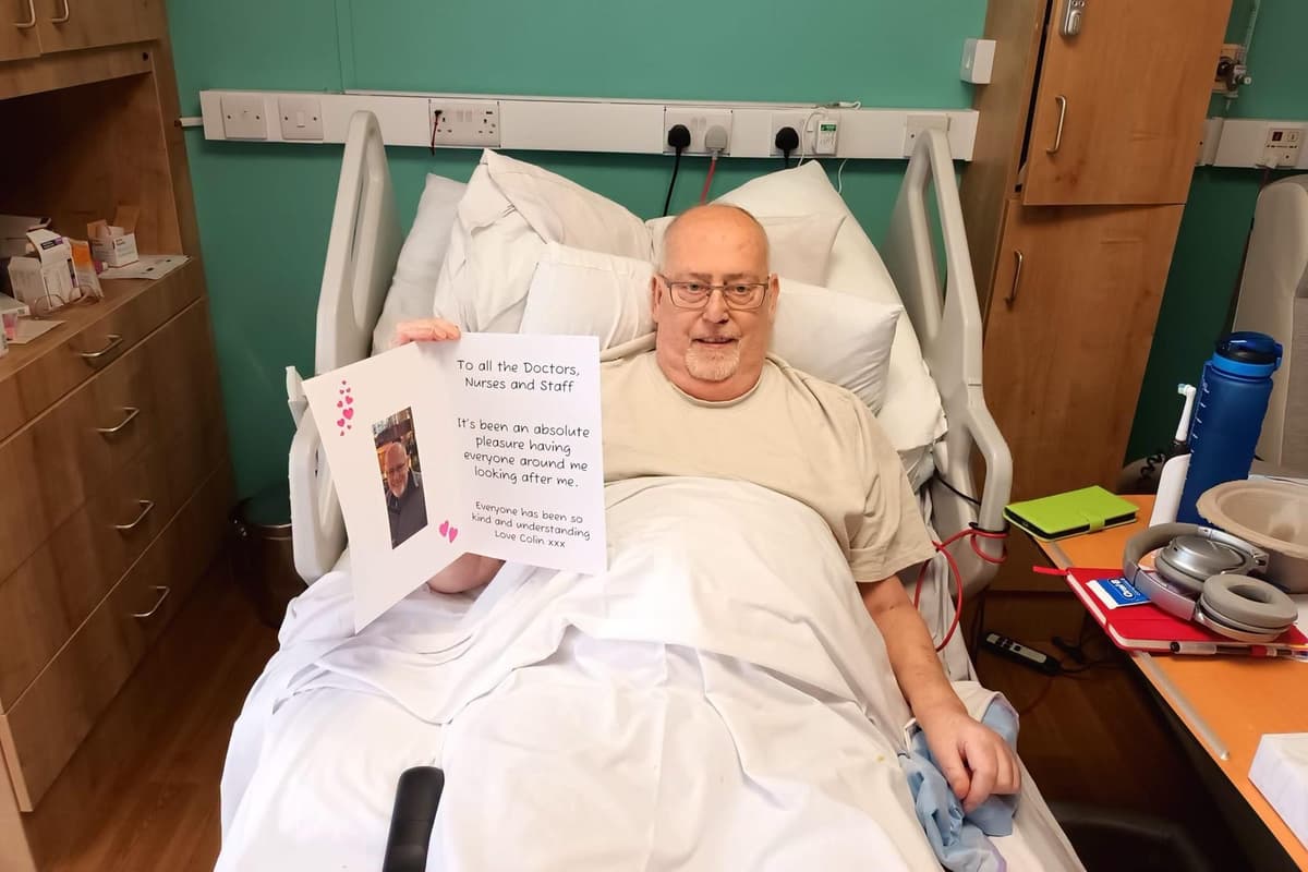 Colin’s remarkable turnaround after just one week at Pendleside Hospice