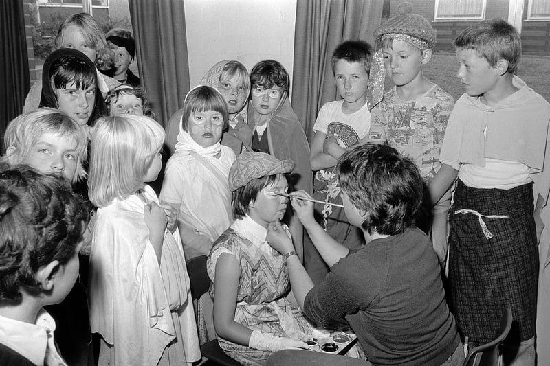 1980 and Woodhouse Play Festival - do you remember getting your face painted?