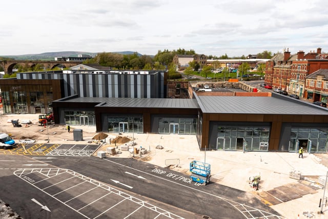 Pioneer Place in Burnley as it starts to take shape in May 2023. Photo: Kelvin Stuttard