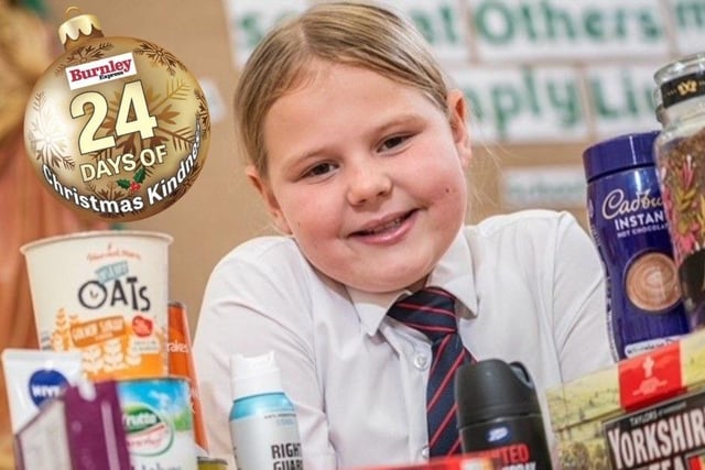 A ‘reverse advent calendar’ was opened at St Augustine’s RC Primary School in Burnley. Each day children brought in an item of food or toiletries which was donated to a foodbank when the school broke up for Christmas.