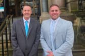 Coun. Mark Poulton (left) is the new leader of the Reform Party in Burnley and Coun. Gavin Theaker is the deputy leader