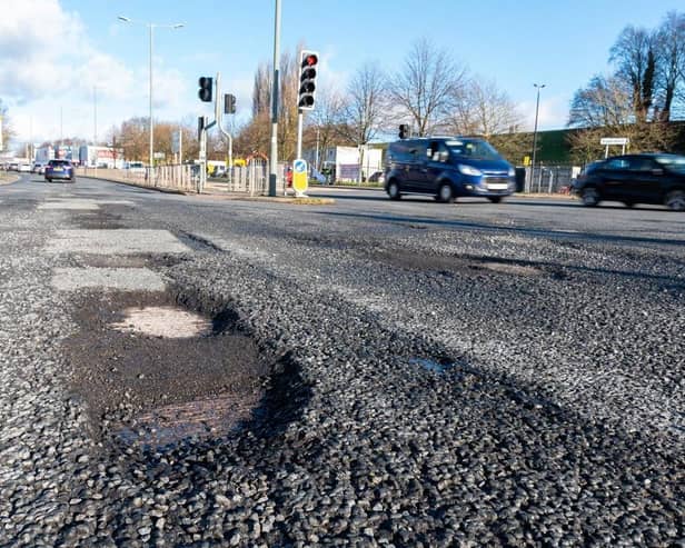Lancashire County Council has not allocated from HS2 for pothole repairs in Burnley and Pendle
