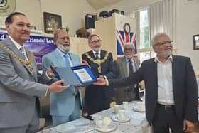 Burnley and Pendle Friends League presented a lifetime achievement award to Shakil Salam at the Pakistan Day celebrations in Nelson
