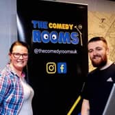 Sarah Johnson-Hale and Dean Maloney are the founders of The Comedy Rooms which is putting Clitheroe on the map for some fantastic nights of comedy