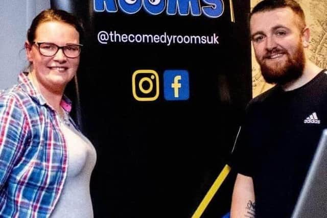 Sarah Johnson-Hale and Dean Maloney are the founders of The Comedy Rooms which is putting Clitheroe on the map for some fantastic nights of comedy