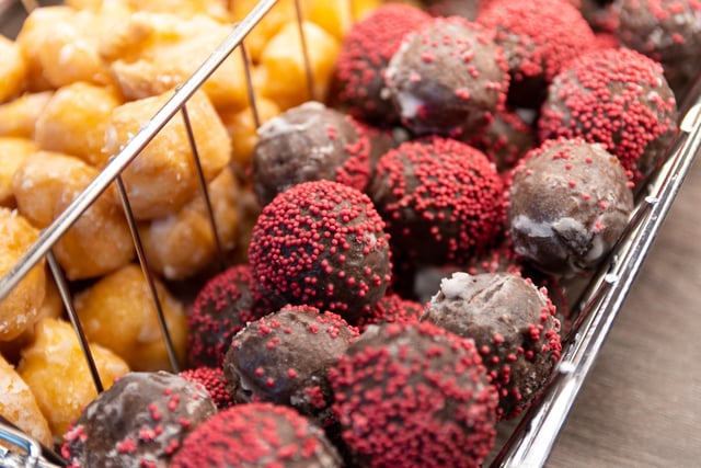 Sweet treats available to buy inside Burnley restaurant Tim Hortons. Photo: Kelvin Stuttard