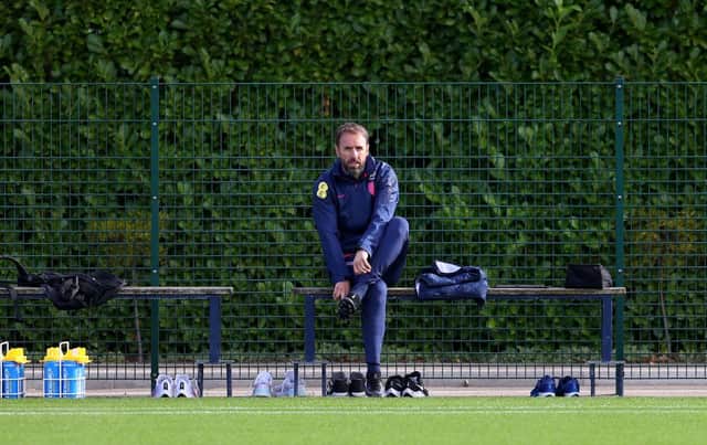 Gareth Southgate, Manager of England. (Photo by Catherine Ivill/Getty Images)