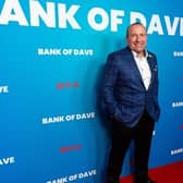 Dave Fishwick at the Bank of Dave premiere in Burnley