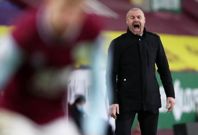 Sean Dyche, Manager of Burnley.  (Photo by Clive Brunskill/Getty Images)