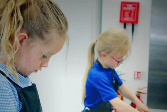 Youngsters get stuck in during Roefield Leisure Centre's Holiday Activities and Food programme, which encourages a healthy way of living for children in the Ribble Valley