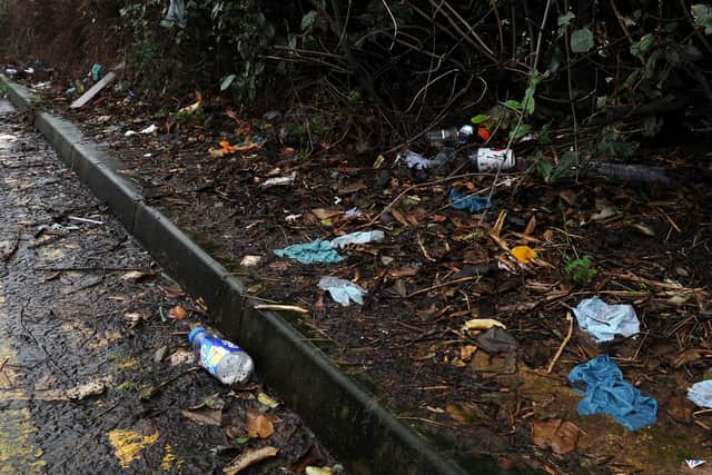 In 2020-21, there were 1,640 fines handed out for littering and seven for dog fouling in Pendle
