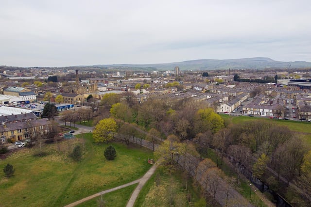 From Towneley Park looking towards Burnley Town Centre. Photo: Kelvin Stuttard