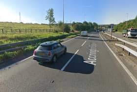 The southbound carriage of the A56 will remain closed overnight