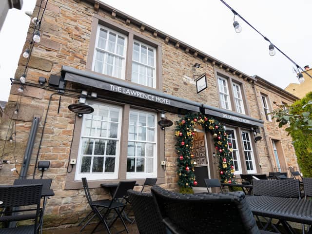 The Lawrence Hotel in Padiham serves up a Sunday lunch of beef (sirloin) or chicken with roast potatoes, a seasonal vegetable medley, creamy mash, Yorkshire pudding, cauliflower cheese and gorgeous red wine gravy.

Photo: Kelvin Stuttard
