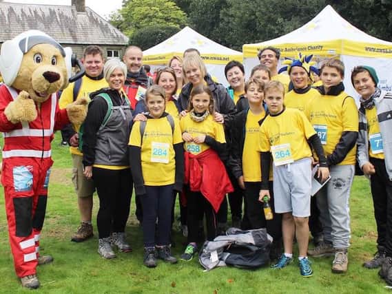 170 walkers took part in the charity walk.