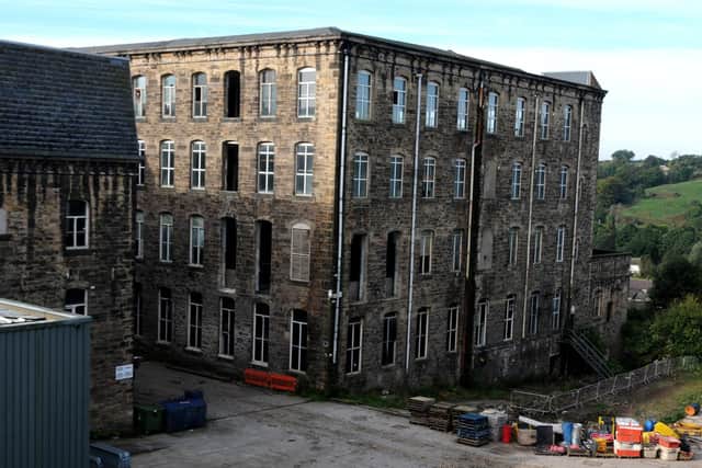 The exterior of the former Brierfield Mill