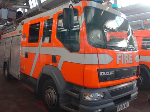 Fire crews from Burnley dealt with a shed blaze in the town.