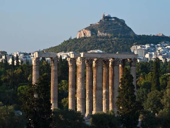 Temple of Olympian Zeus and Lycabettus. Photo: Y. Skoulas, visitgreece.gr