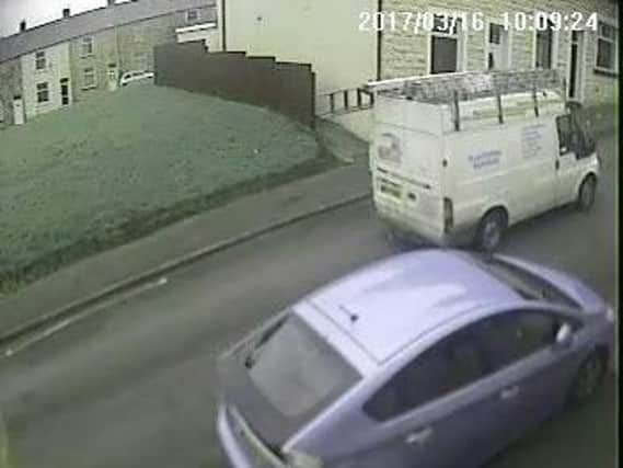 Is this your van? Police are keen to get in touch about a car accident they believe you may have witnessed.