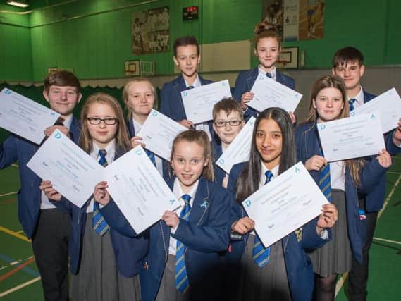 Blessed Trinity's new crop of Anti-Bullying Ambassadors.