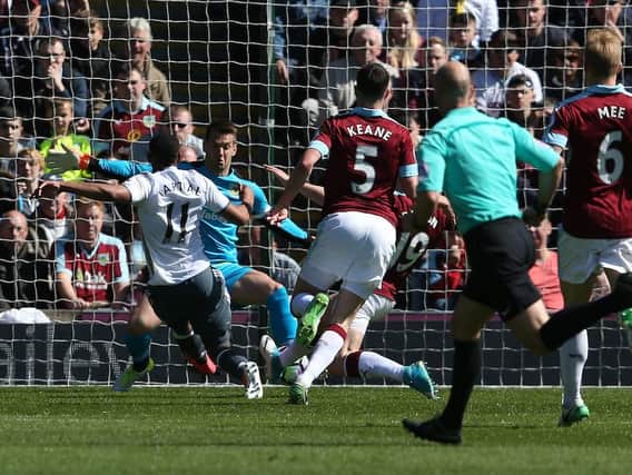 Anthony Martial prods home the opening goal.