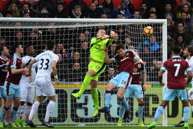 Paul Robinson made the final appearance of his career in a 3-2 defeat at Swansea City