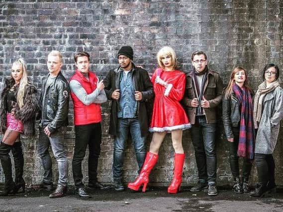 The cast of Rent, to be presented by Pendle Hippodrome Theatre Company this month. (s)